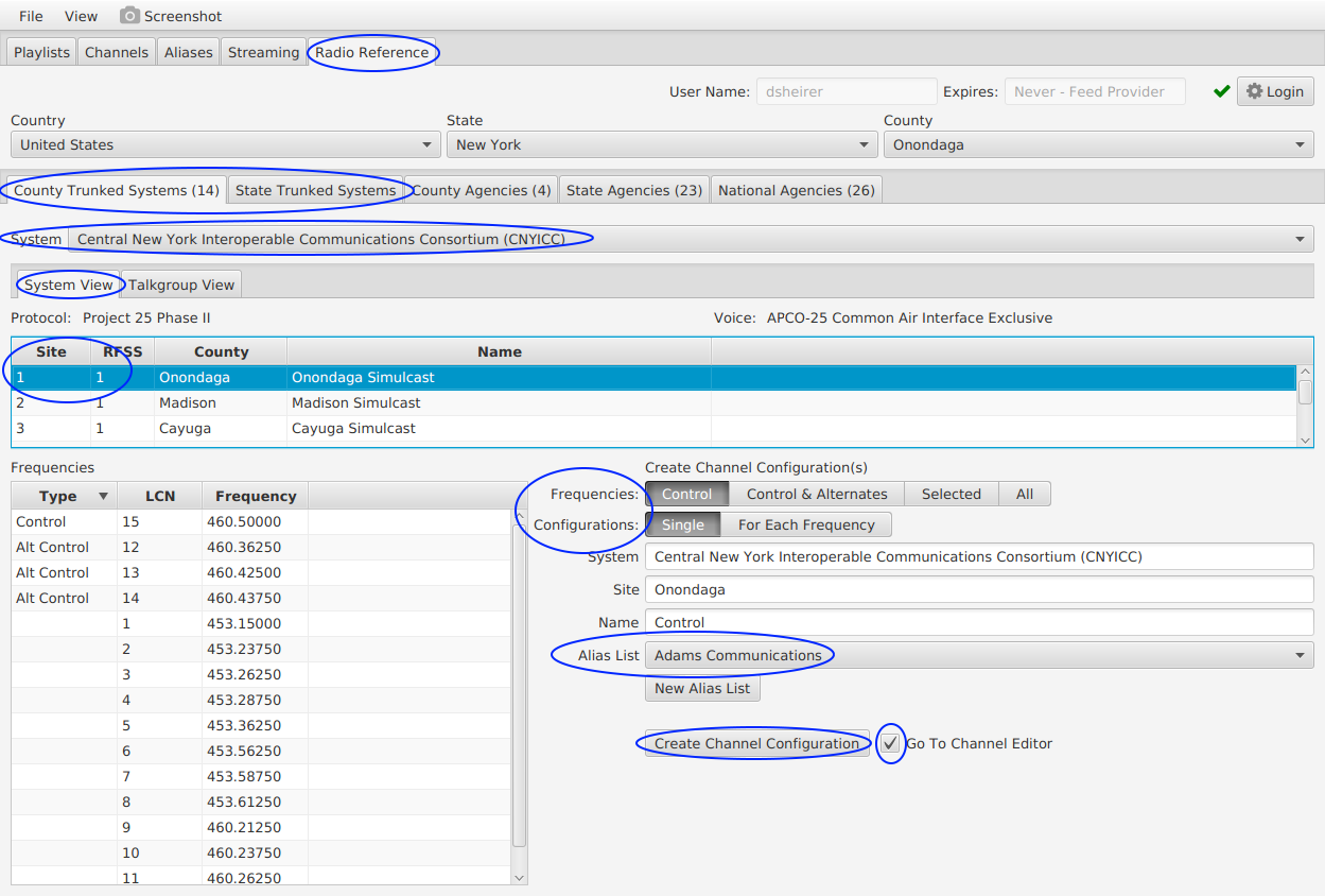 How To Import Radio Reference Trunked Systems