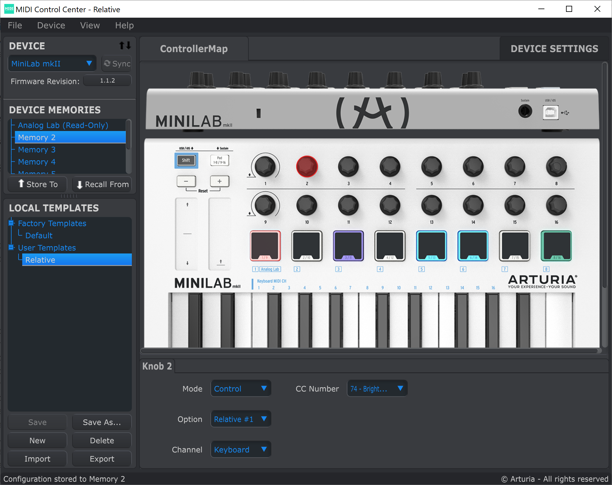 MiniLab mkII Setup