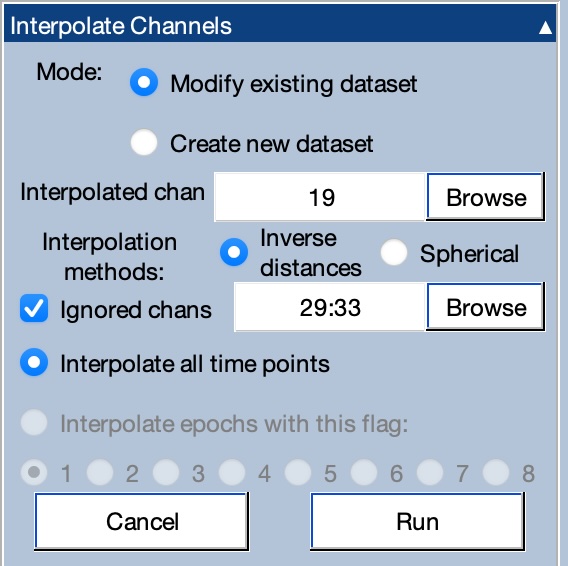 Interpolation Panel